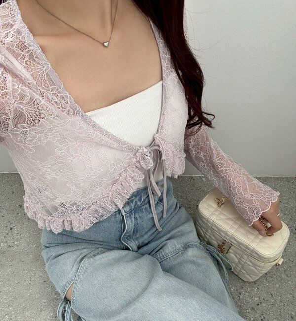  「レースカーディガン」|プルオーバー|