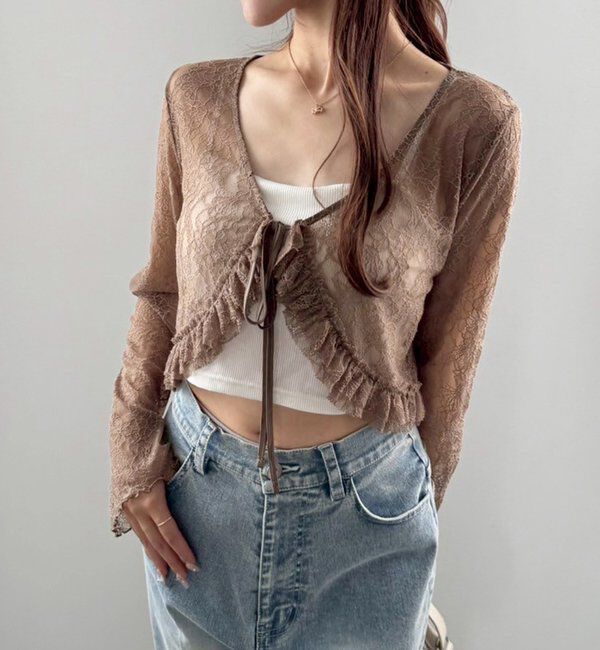  「レースカーディガン」|プルオーバー|