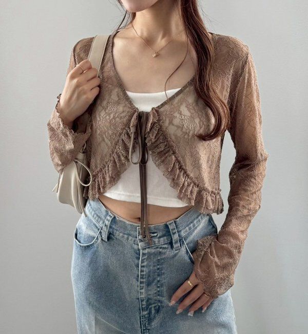  「レースカーディガン」|プルオーバー|