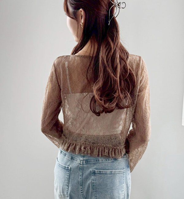  「レースカーディガン」|プルオーバー|