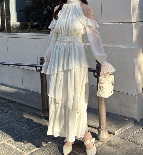  「【Occasion Collection】アメスリティアードワンピ」|ワンピース|