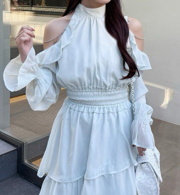  「【Occasion Collection】アメスリティアードワンピ」|ワンピース|