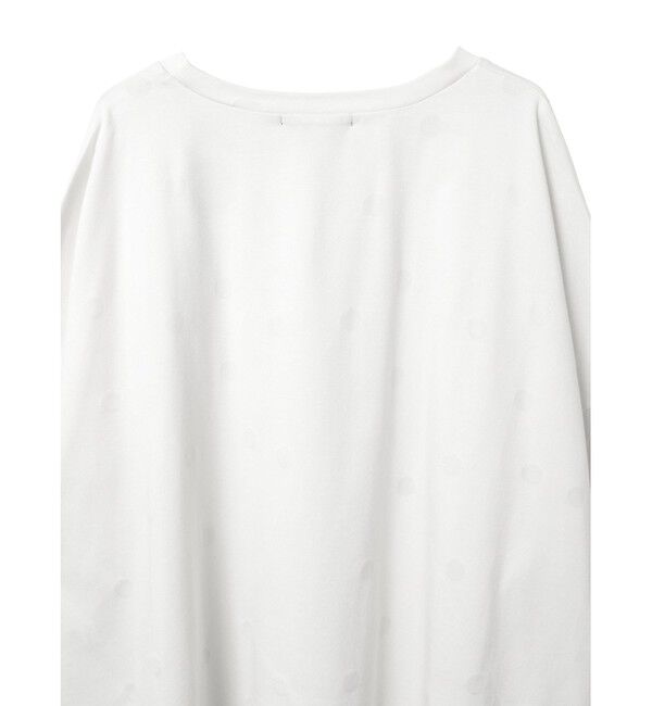 mizuiro ind「mizuiro ind オパール加工プリントワイドチュニック」|Tシャツ・カットソー|