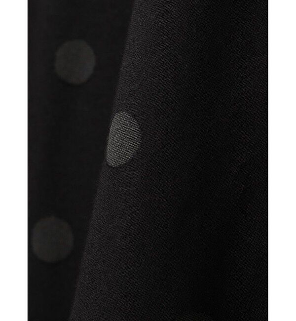 mizuiro ind「mizuiro ind オパール加工プリントワイドチュニック」|Tシャツ・カットソー|