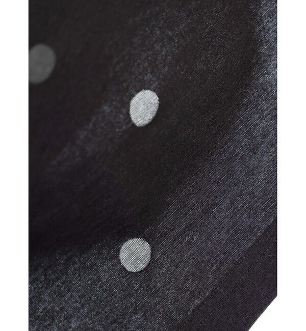 mizuiro ind「mizuiro ind オパール加工プリントワイドチュニック」|Tシャツ・カットソー|