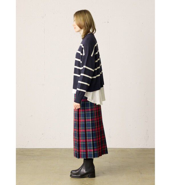 MidiUmi「MidiUmi ラッププリーツスカート」|スカート|