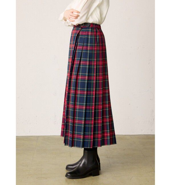 MidiUmi「MidiUmi ラッププリーツスカート」|スカート|