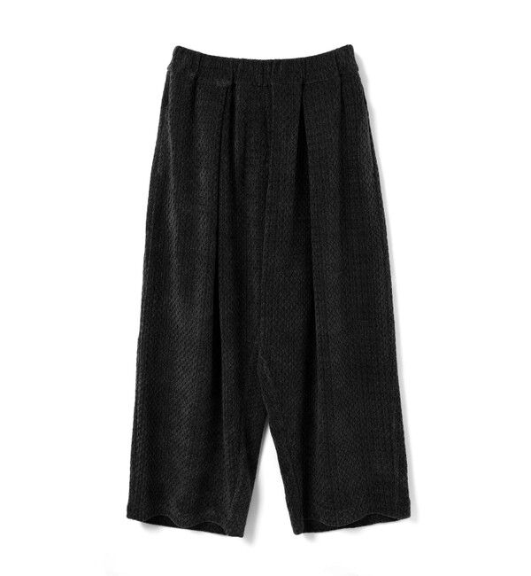 mizuiro ind「mizuiro ind ベロアジャカードタックパンツ」|その他|