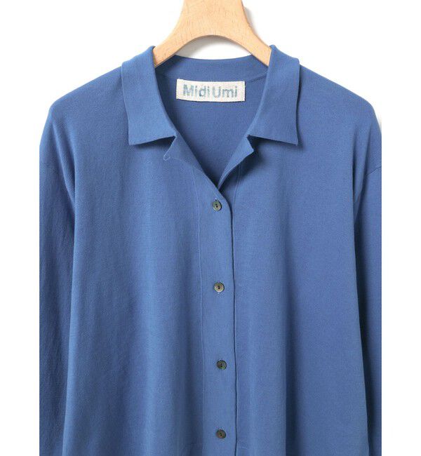 MidiUmi「MidiUmi ニットシャツカーディガン」|カーディガン|