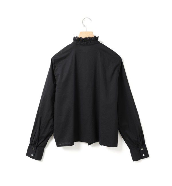 MidiUmi「MidiUmi ピンタックレースシャツ」|シャツ・ブラウス|