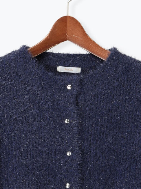 Te chichi「ラメシャギークルーネックカーディガン」|カーディガン|
