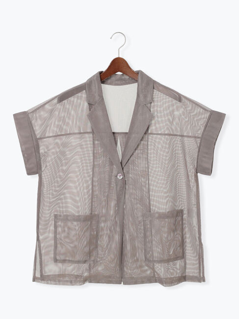 Te chichi TERRASSE「ハーフスリーブメッシュジャケット」|その他|