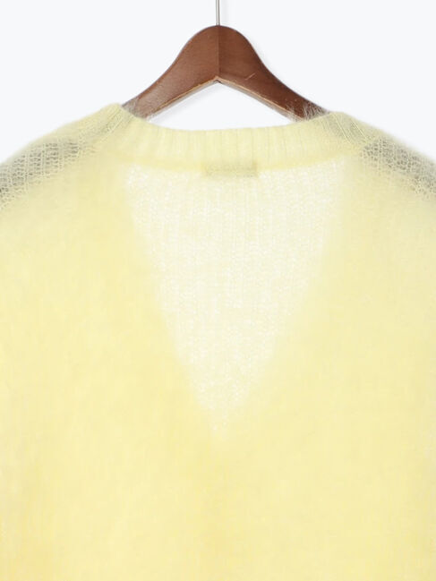 Te chichi「【Atelier Bonheur】キャットヤーンVネックカーディガン《2025winter catalog item》」|カーディガン|