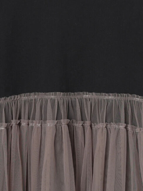 Samansa Mos2「チュールドッキングカットソー」|Tシャツ・カットソー|