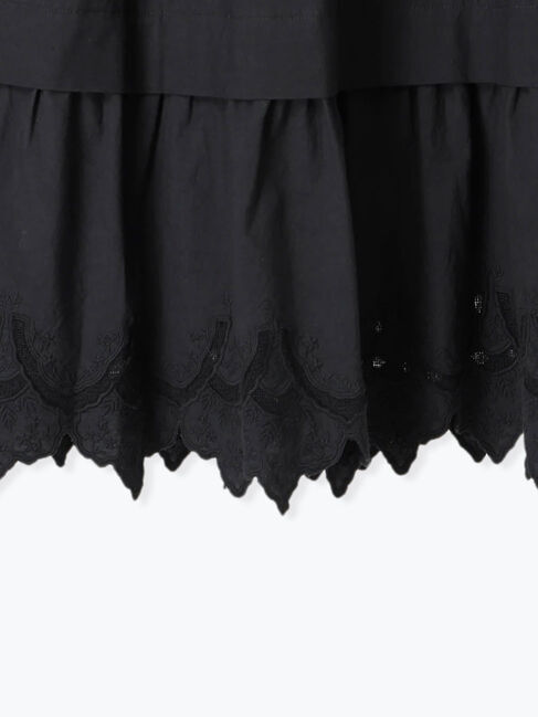 Samansa Mos2「裾スカラップレースペチスカート」|スカート|