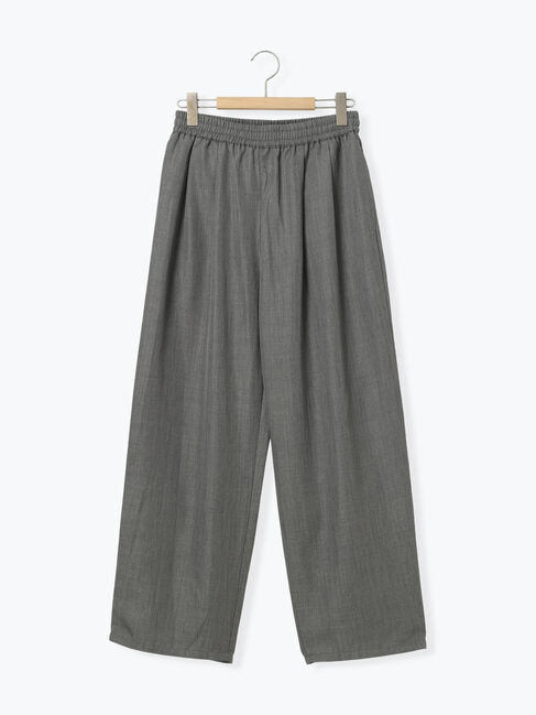 Samansa Mos2 blue「タックイージーパンツ」|その他|