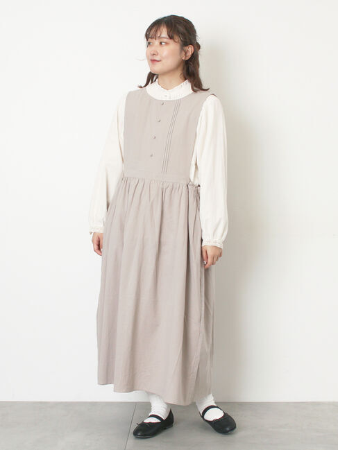 Samansa Mos2「【WEB限定】バックスリットジャンスカ」|ワンピース|