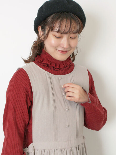 Samansa Mos2「【WEB限定】バックスリットジャンスカ」|ワンピース|