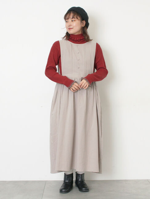 Samansa Mos2「【WEB限定】バックスリットジャンスカ」|ワンピース|