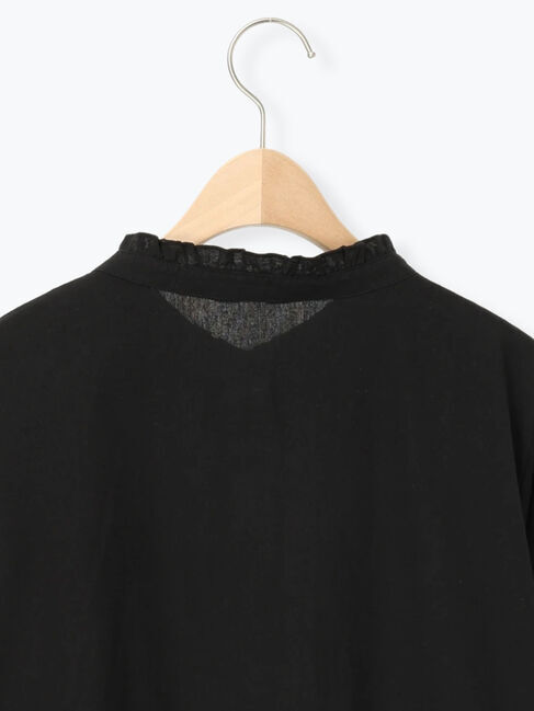 Samansa Mos2「フリルバンドカラーブラウス」|シャツ・ブラウス|