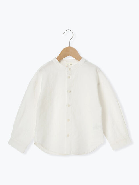 Samansa Mos2 Lagom「バンドカラーシャツ」|シャツ・ブラウス|