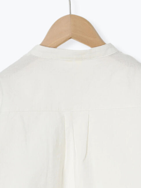 Samansa Mos2 Lagom「バンドカラーシャツ」|シャツ・ブラウス|