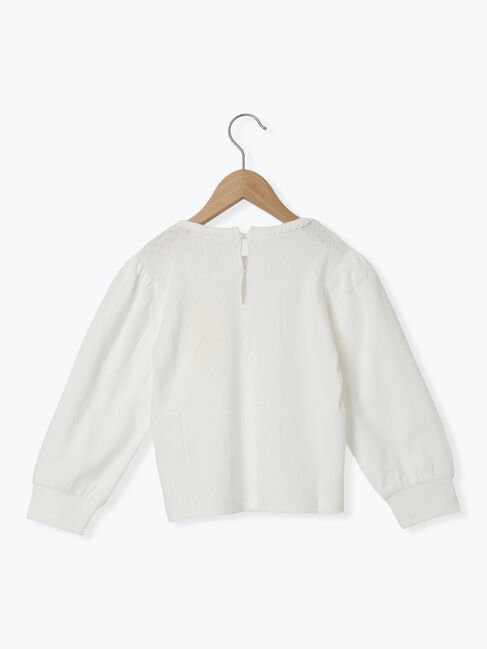 Samansa Mos2 Lagom「パターンメッシュカットソー」|Tシャツ・カットソー|