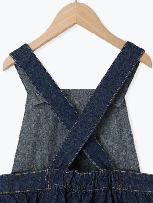 Samansa Mos2 Lagom「デニムジャンバースカート」|ワンピース|