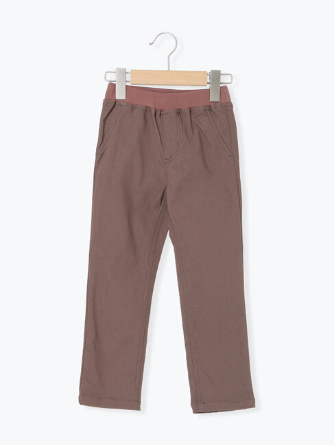 Samansa Mos2 Lagom「ストレッチツイルパンツ」|その他|ブラウン