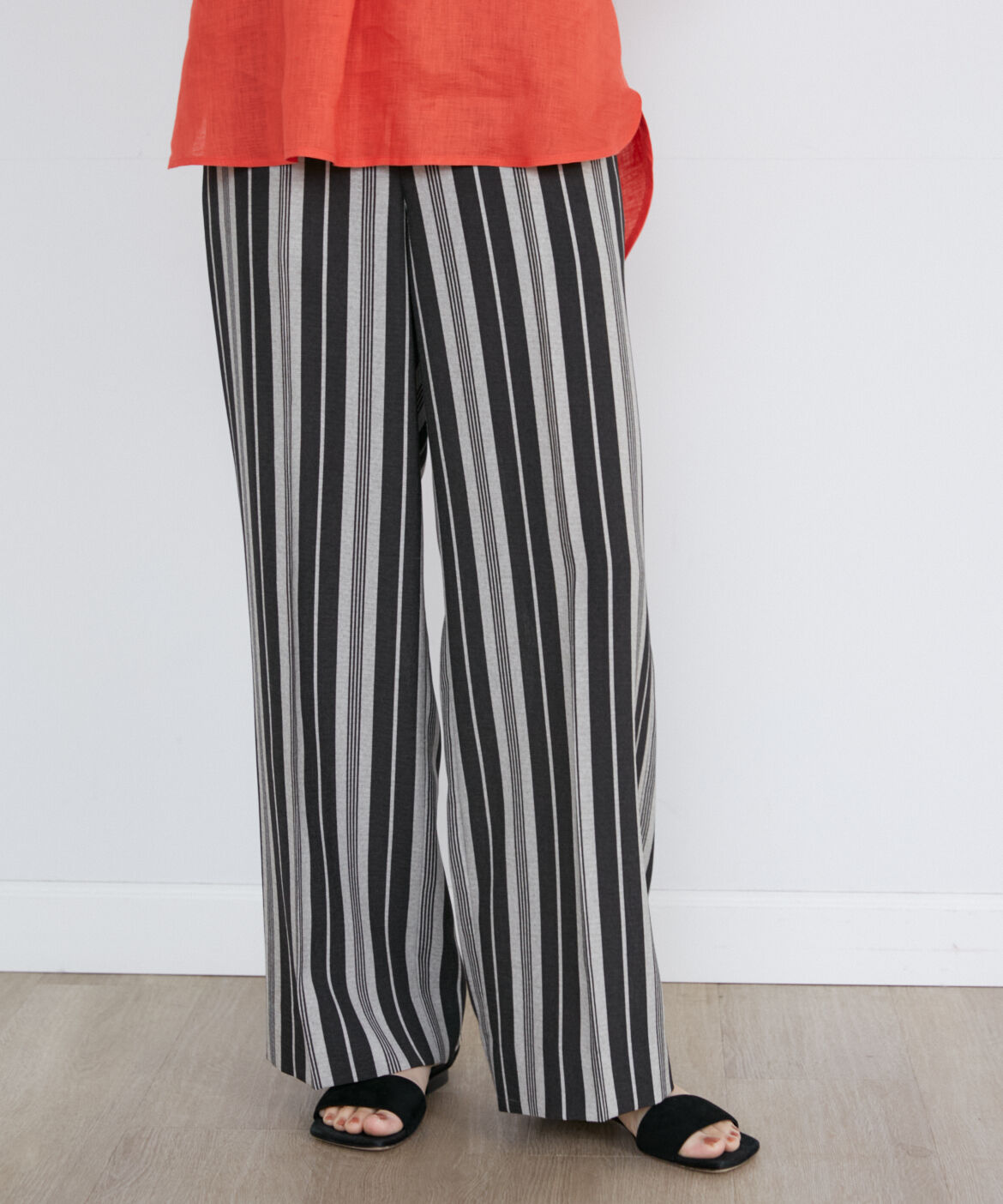 INED「ストライププリントパンツ《Viscotecs》」|その他|