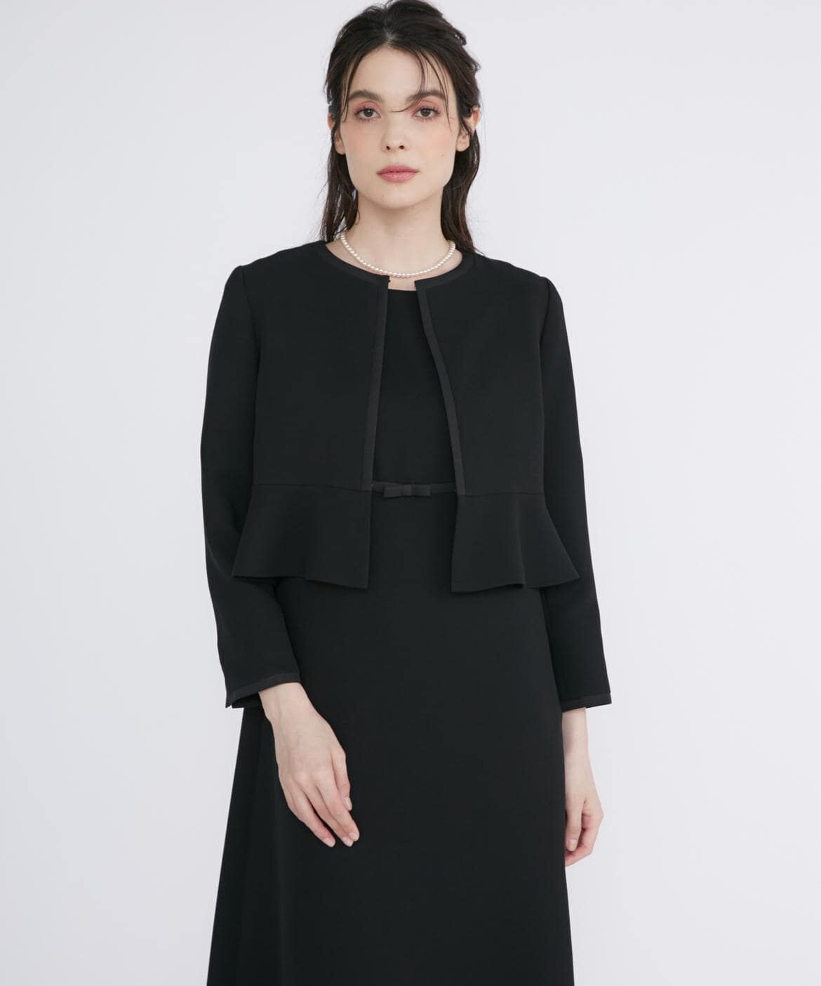 Maglie le cassetto「《WEB限定》ブラックフォーマルジャケット」|ノーカラージャケット|