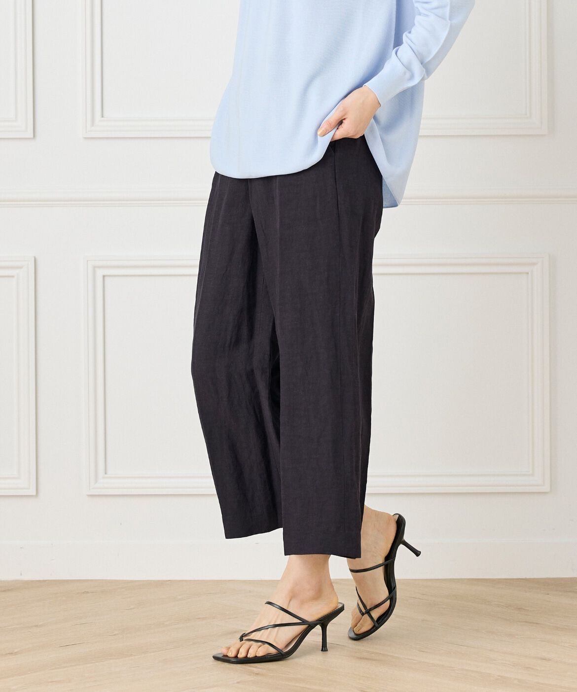 DAY by DAY it&rsquo;s international「ワイドクロップドパンツ」|その他|ネイビー