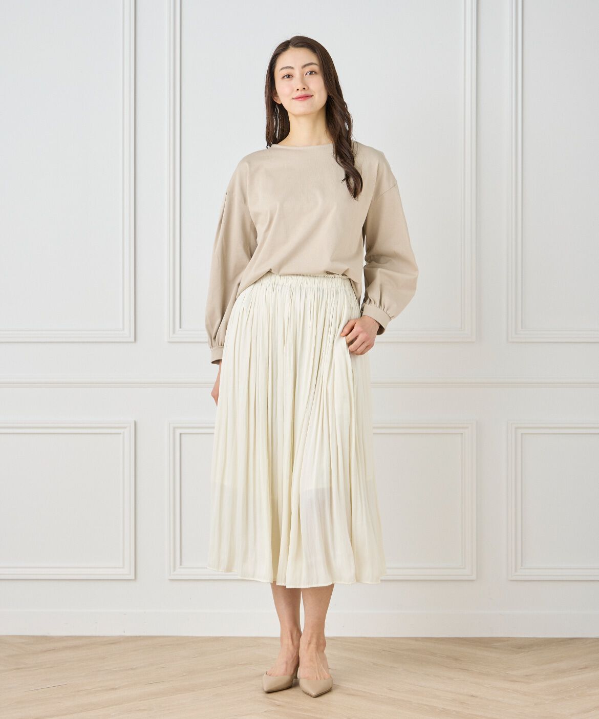 7-IDconcept.「ボリューム袖プルオーバー」|Tシャツ・カットソー|