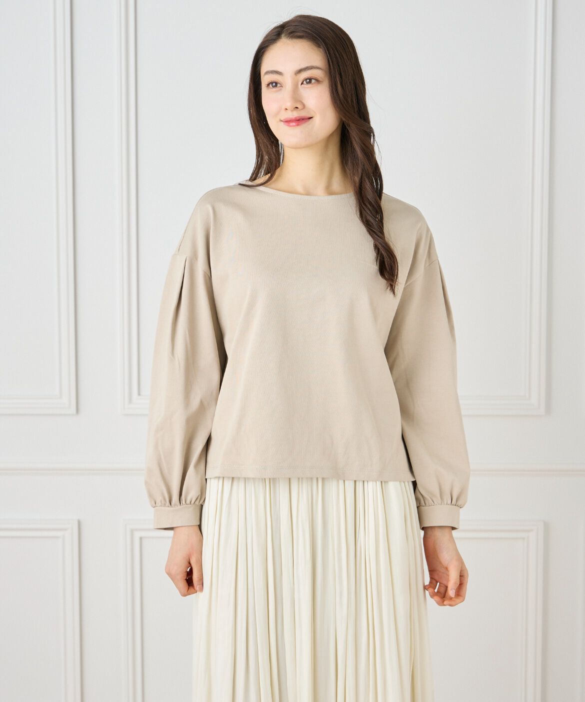 7-IDconcept.「ボリューム袖プルオーバー」|Tシャツ・カットソー|