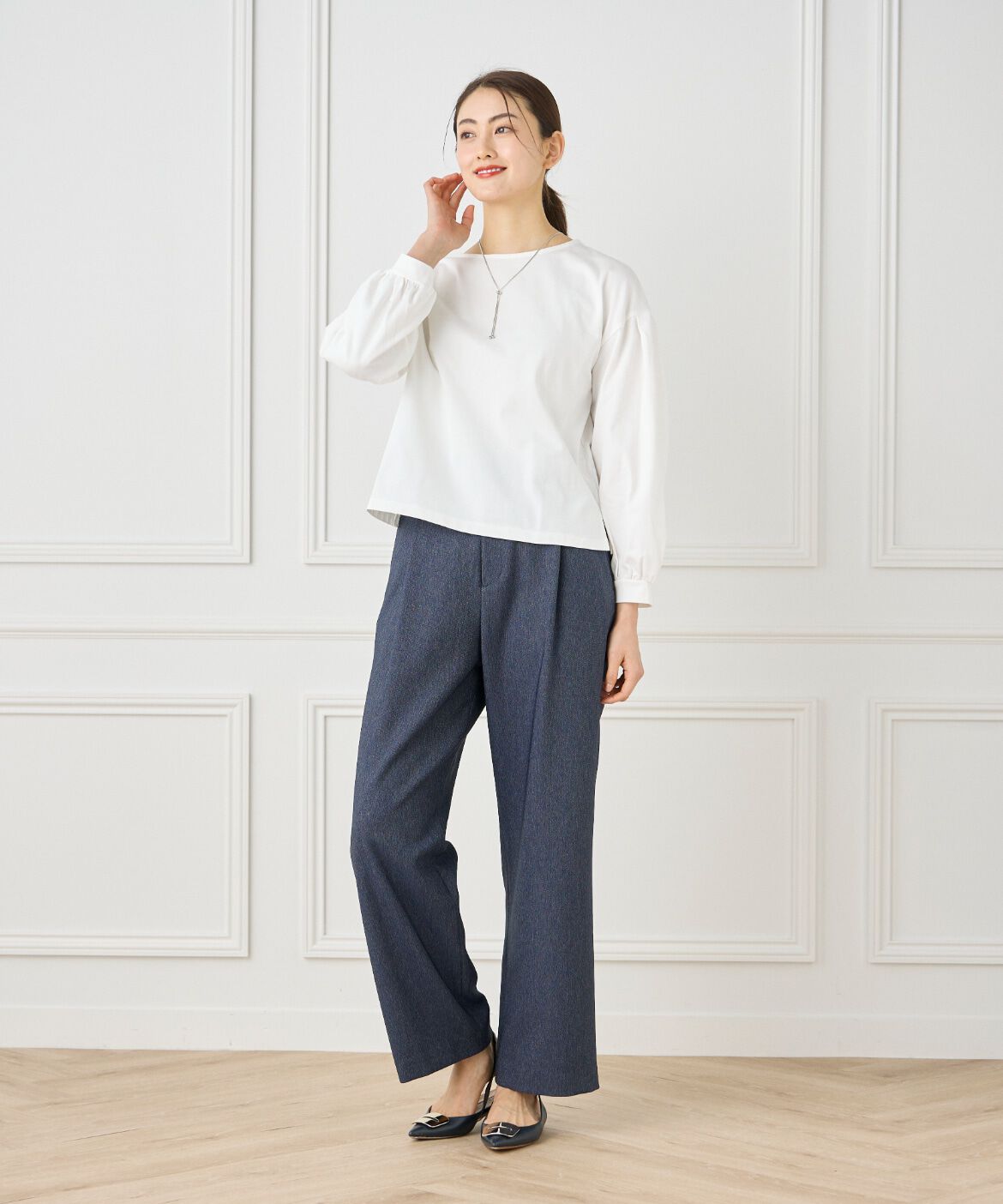 7-IDconcept.「ボリューム袖プルオーバー」|Tシャツ・カットソー|