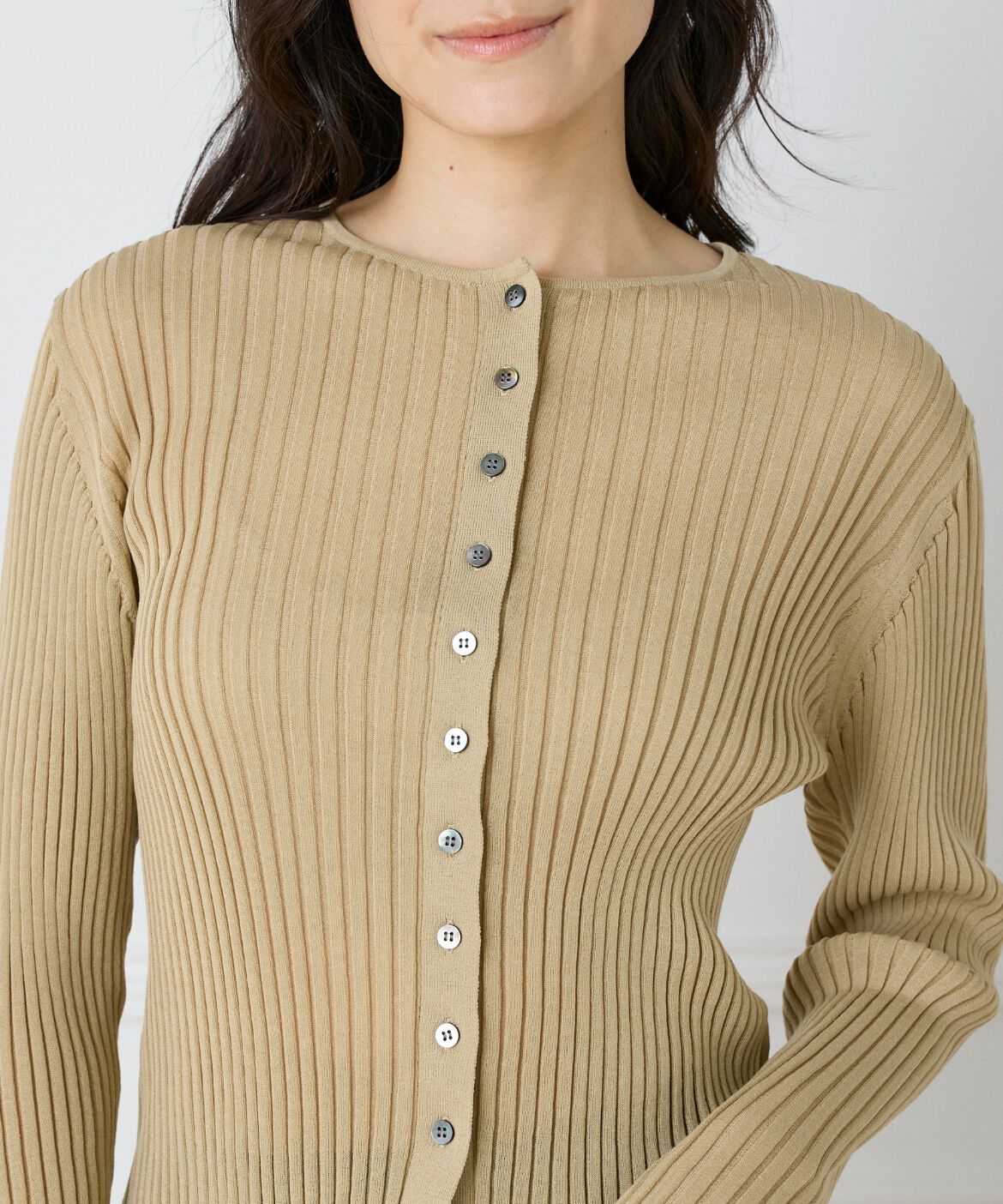 I.T.'S international「シアーリブカーディガン」|カーディガン|