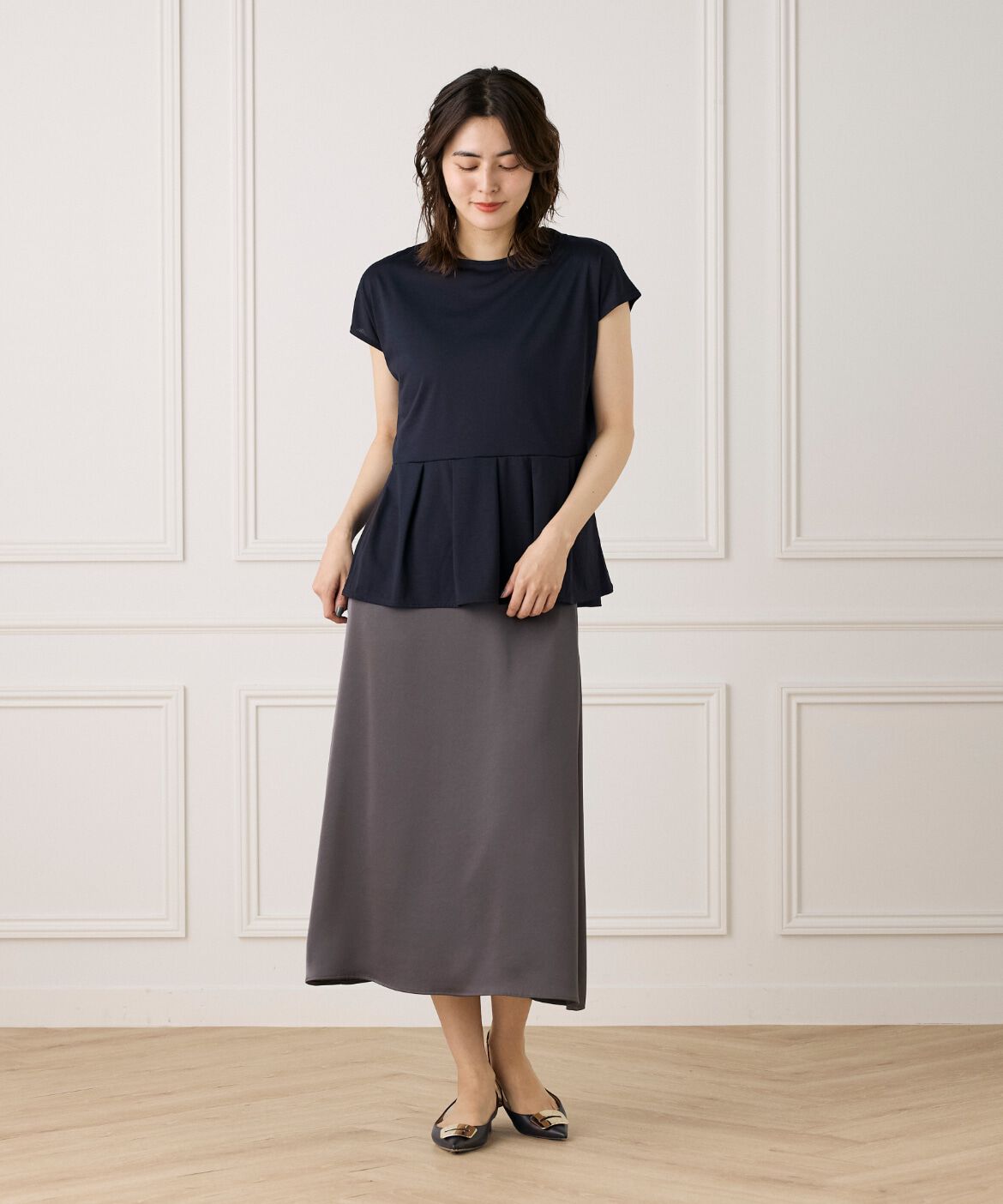 7-IDconcept.「タックヘムカットプルオーバー」|Tシャツ・カットソー|