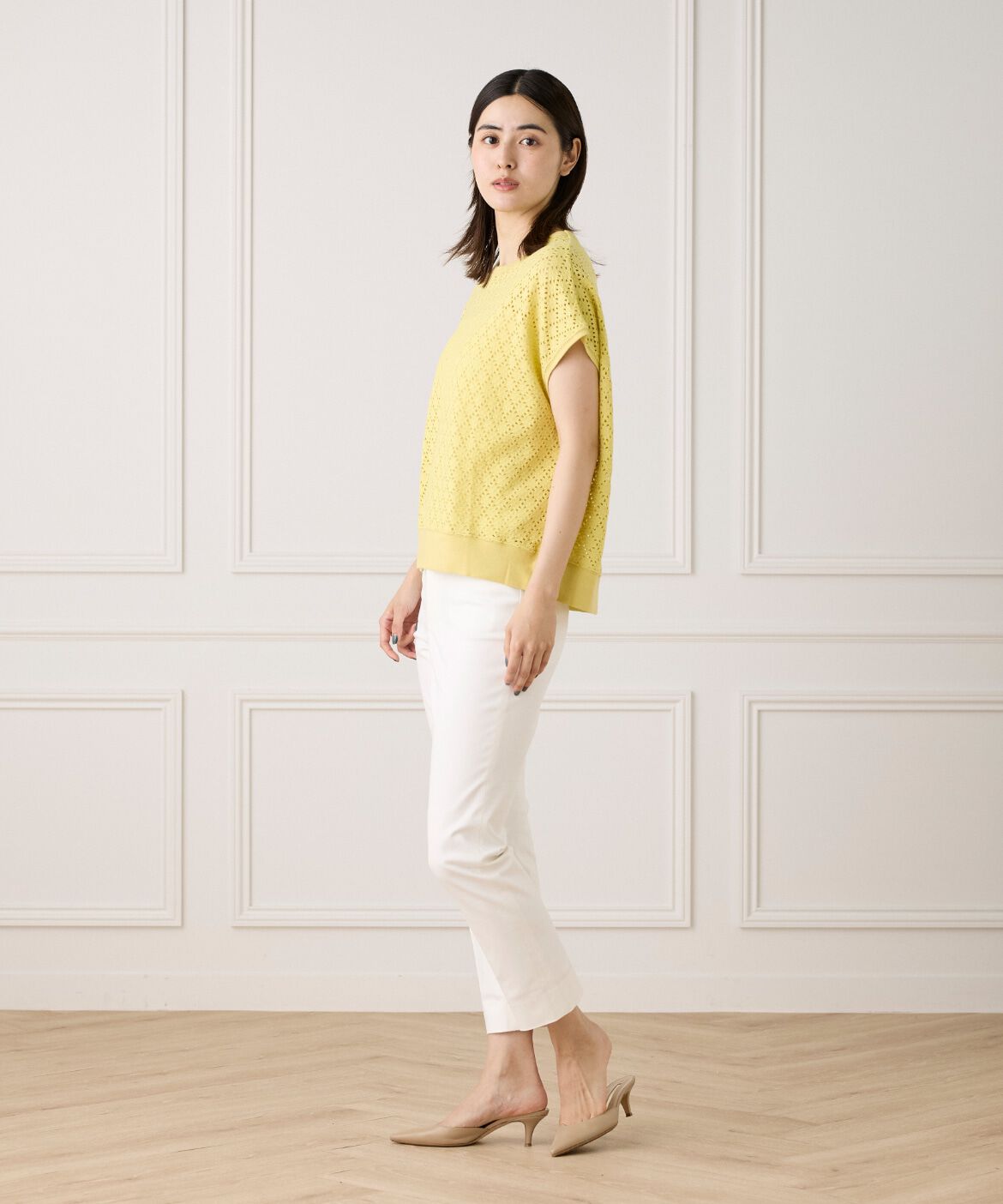 7-IDconcept.「アイレット天竺カットプルオーバー」|Tシャツ・カットソー|