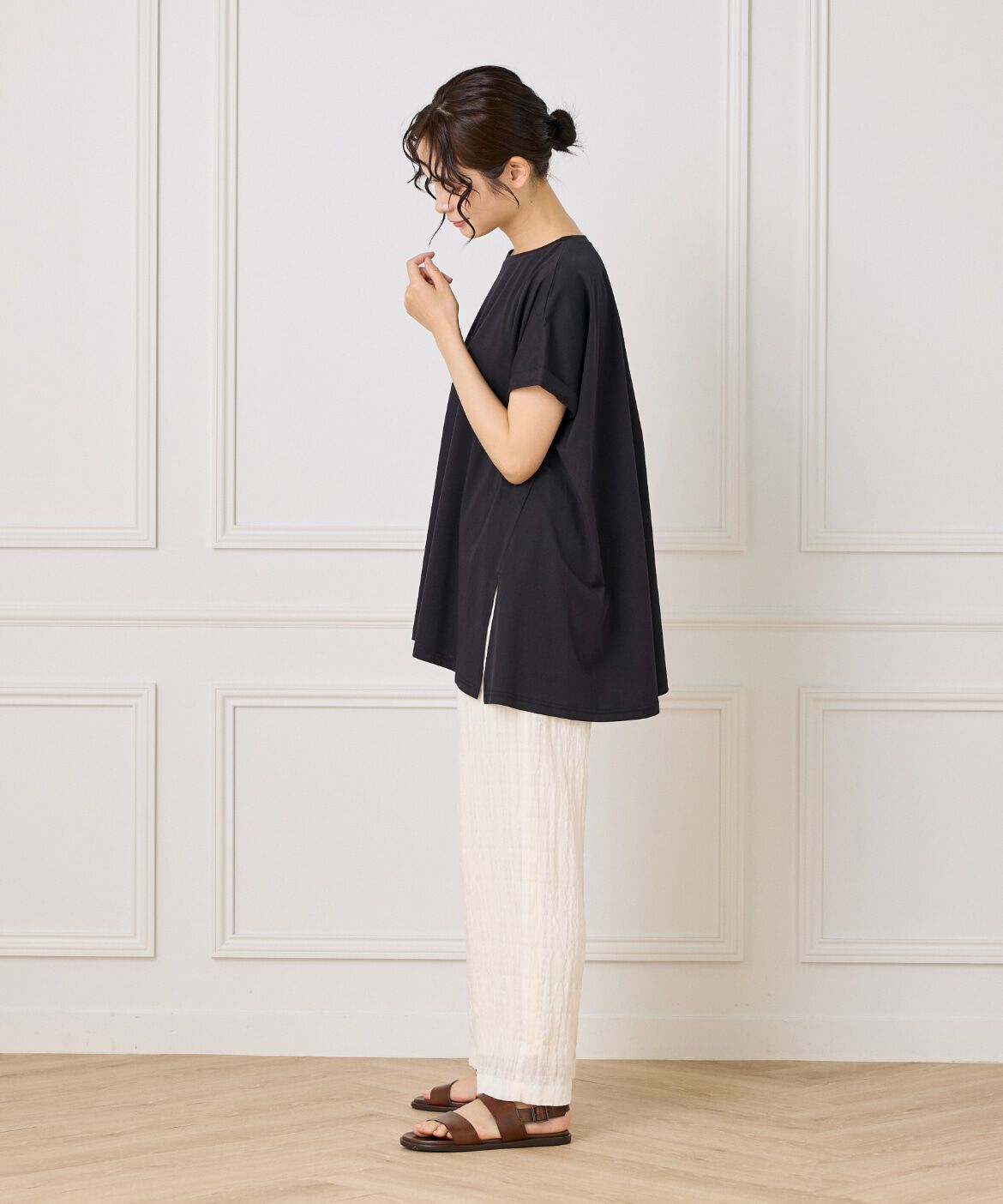 DAY by DAY it&rsquo;s international「フレンチスリーブチュニックカットソー」|Tシャツ・カットソー|