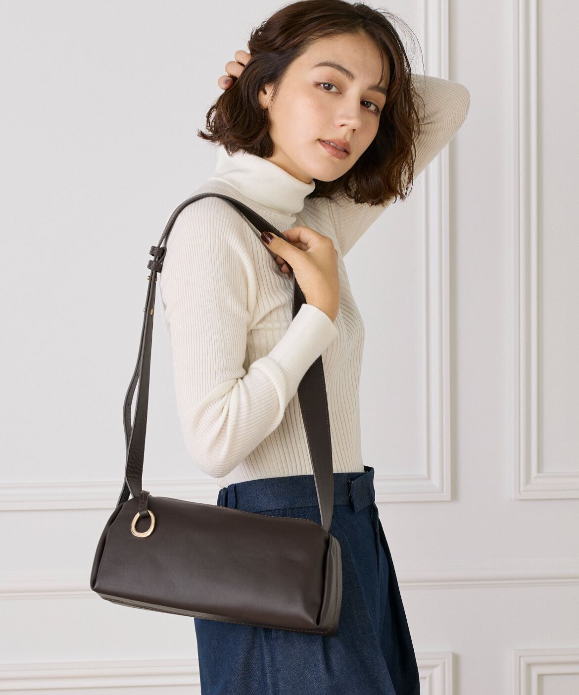 FAVORITE SUKINAMONO「2WAYショルダーバッグ《INNUE》」|ショルダー・メッセンジャー|ブラウン