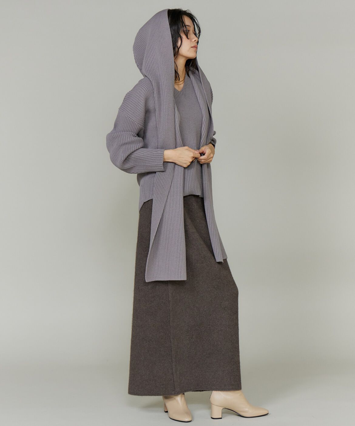 INED「フォックスブレンドタイトスカート《YVON》」|タイト|