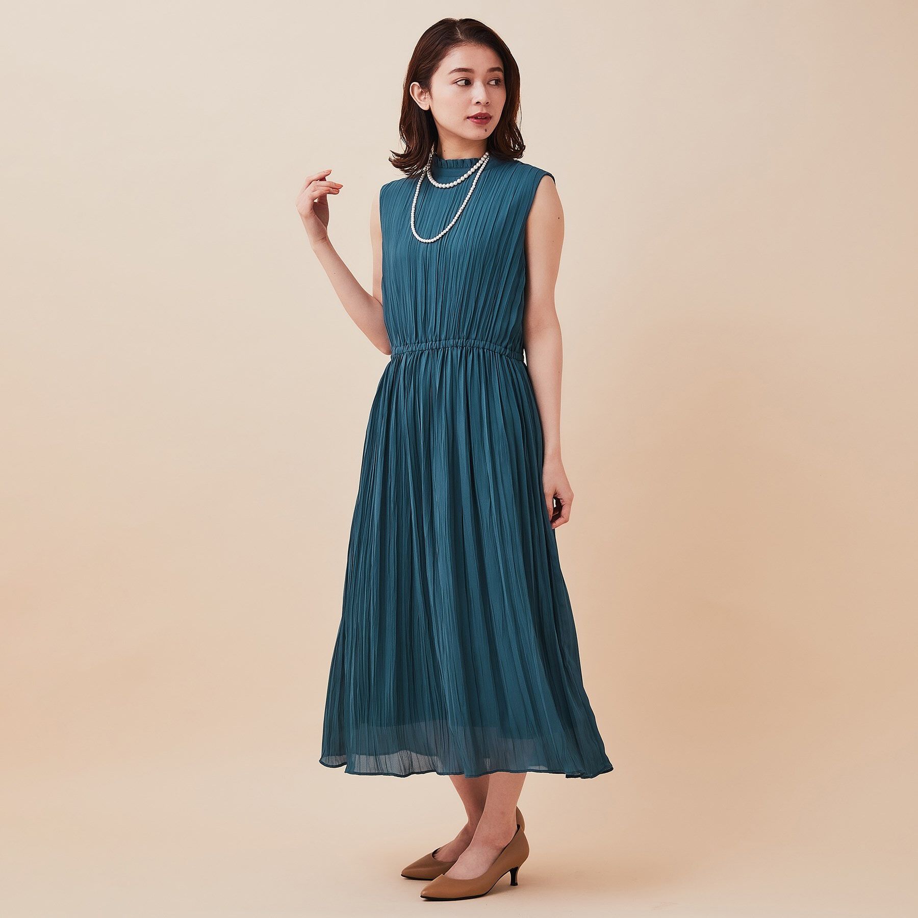 UNTITLED「【セレモニー】2連フェイクパールネックレス」|ネックレス|