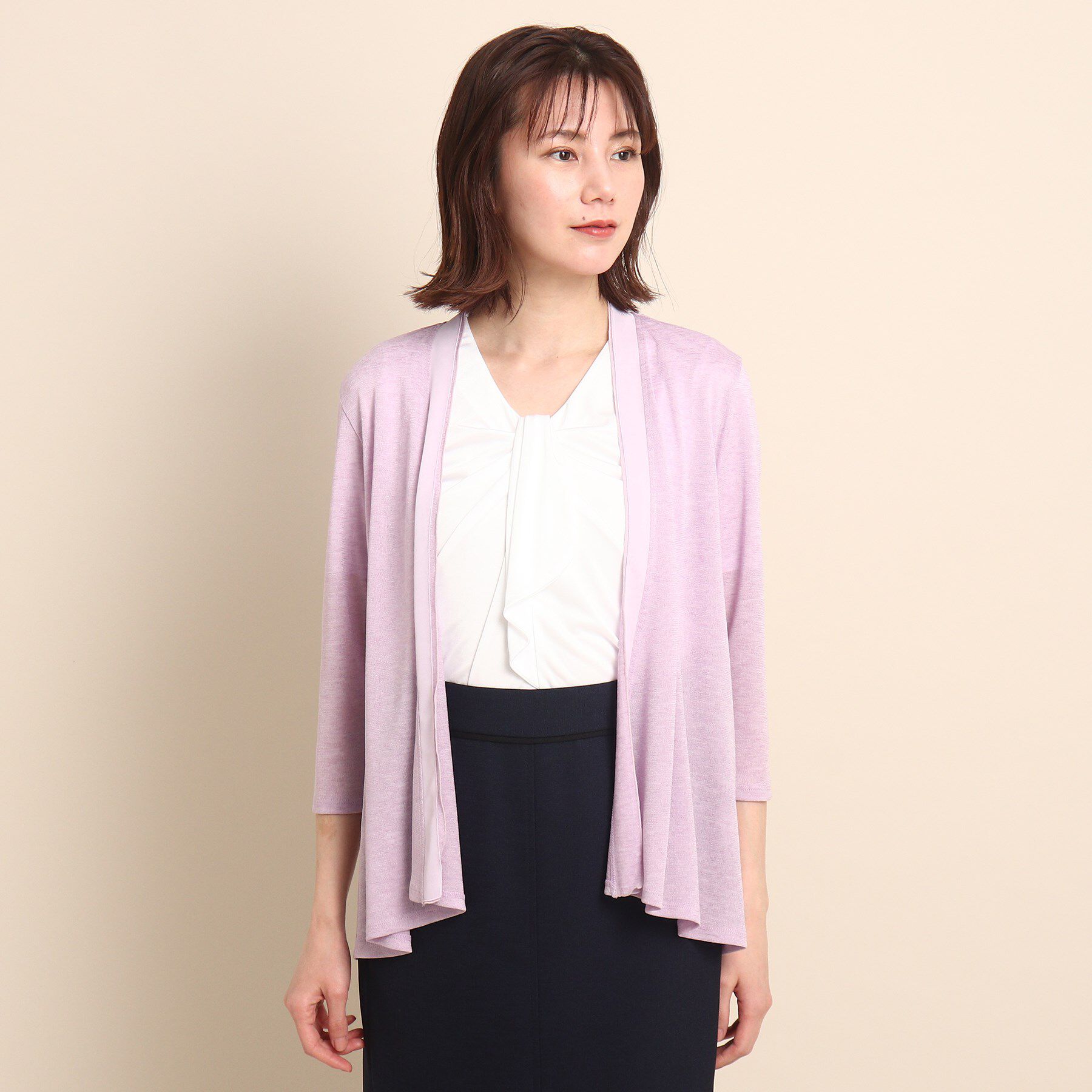 COUP DE CHANCE「【洗える/日本製】ジャージカーディガン」|カーディガン|