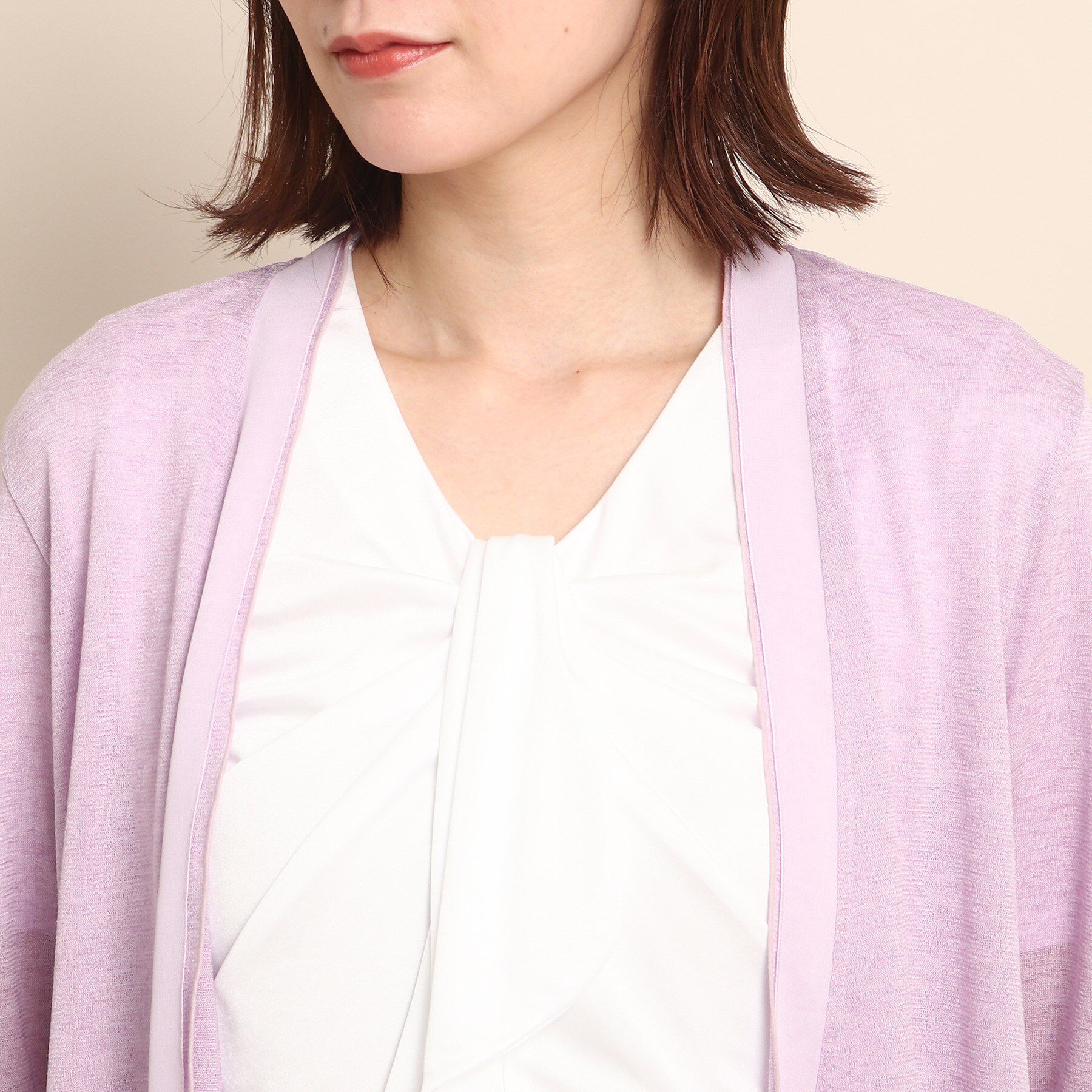 COUP DE CHANCE「【洗える/日本製】ジャージカーディガン」|カーディガン|