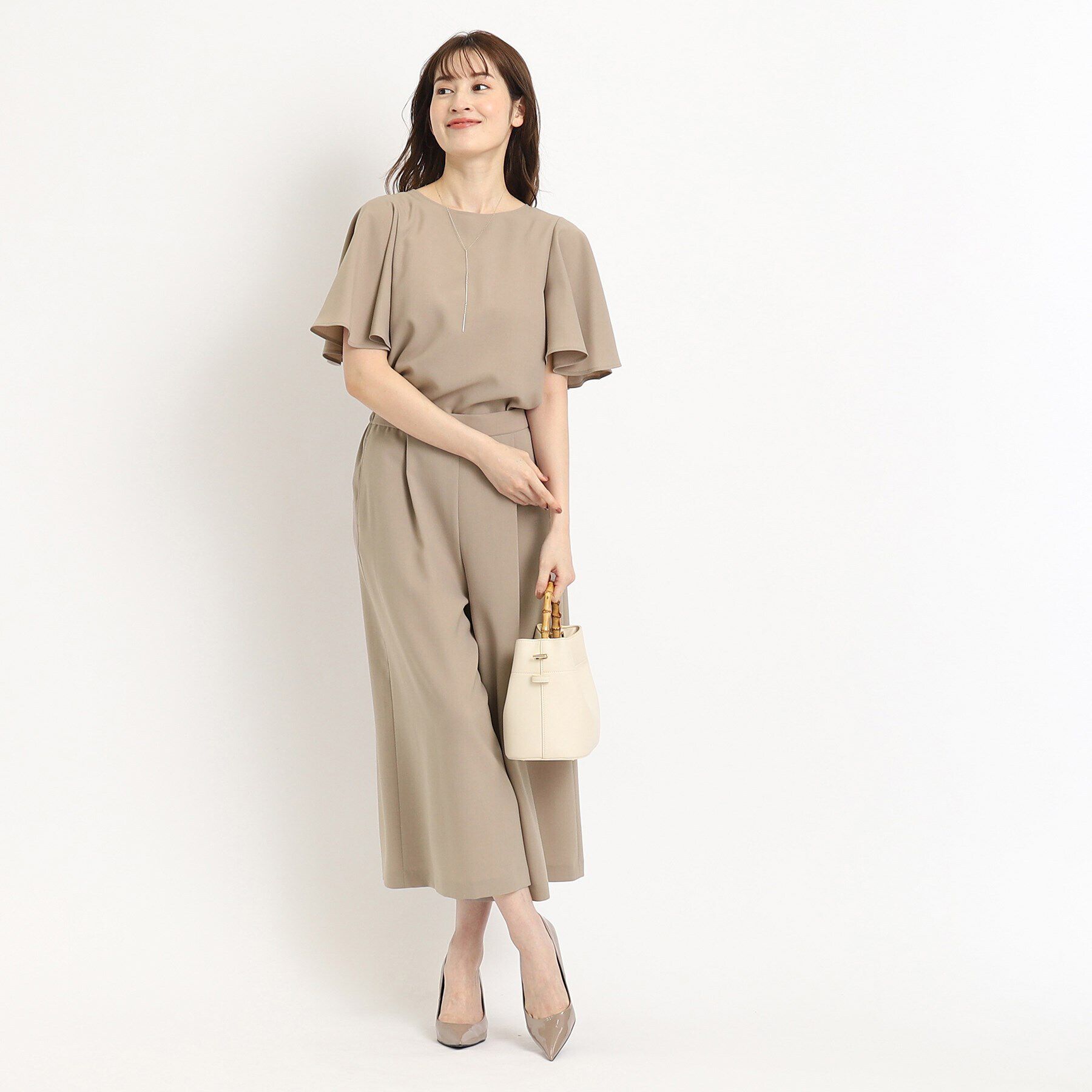 COUP DE CHANCE「【洗える／日本製】大人フリルブラウス」|シャツ・ブラウス|