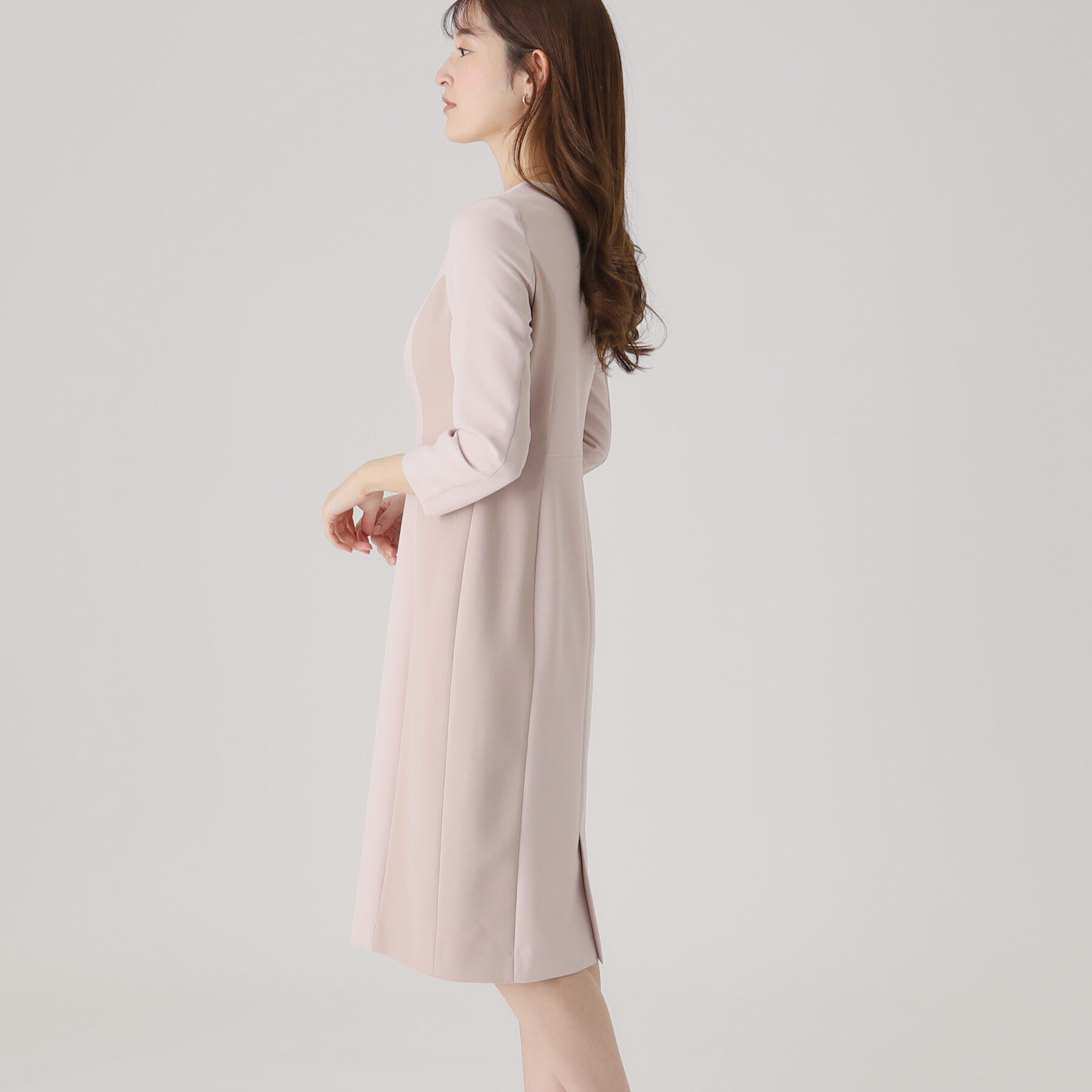 COUP DE CHANCE「【洗える／日本製】配色使いワンピース」|ワンピース|