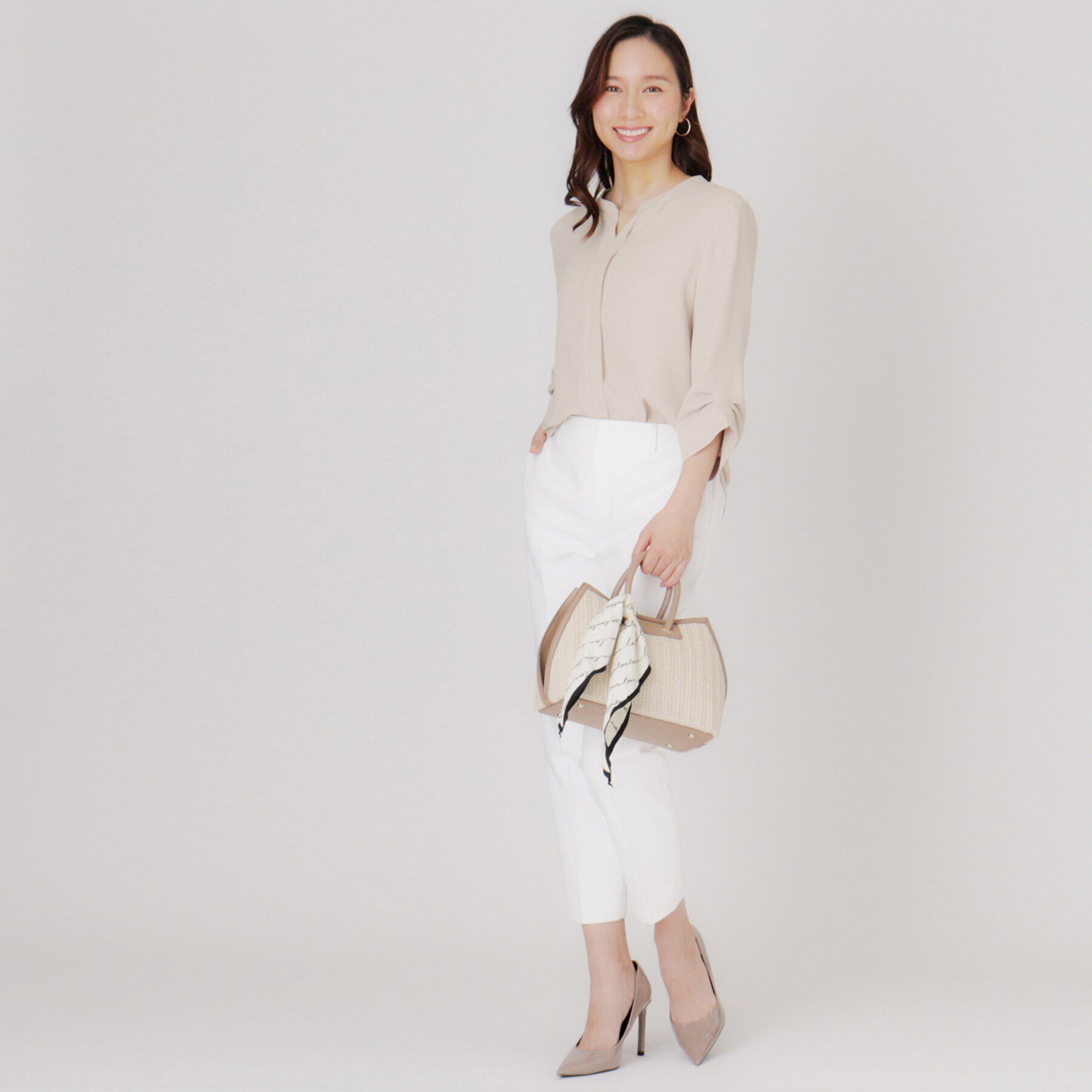 COUP DE CHANCE「【イージーケア／日本製】スキッパーデザインブラウス」|シャツ・ブラウス|