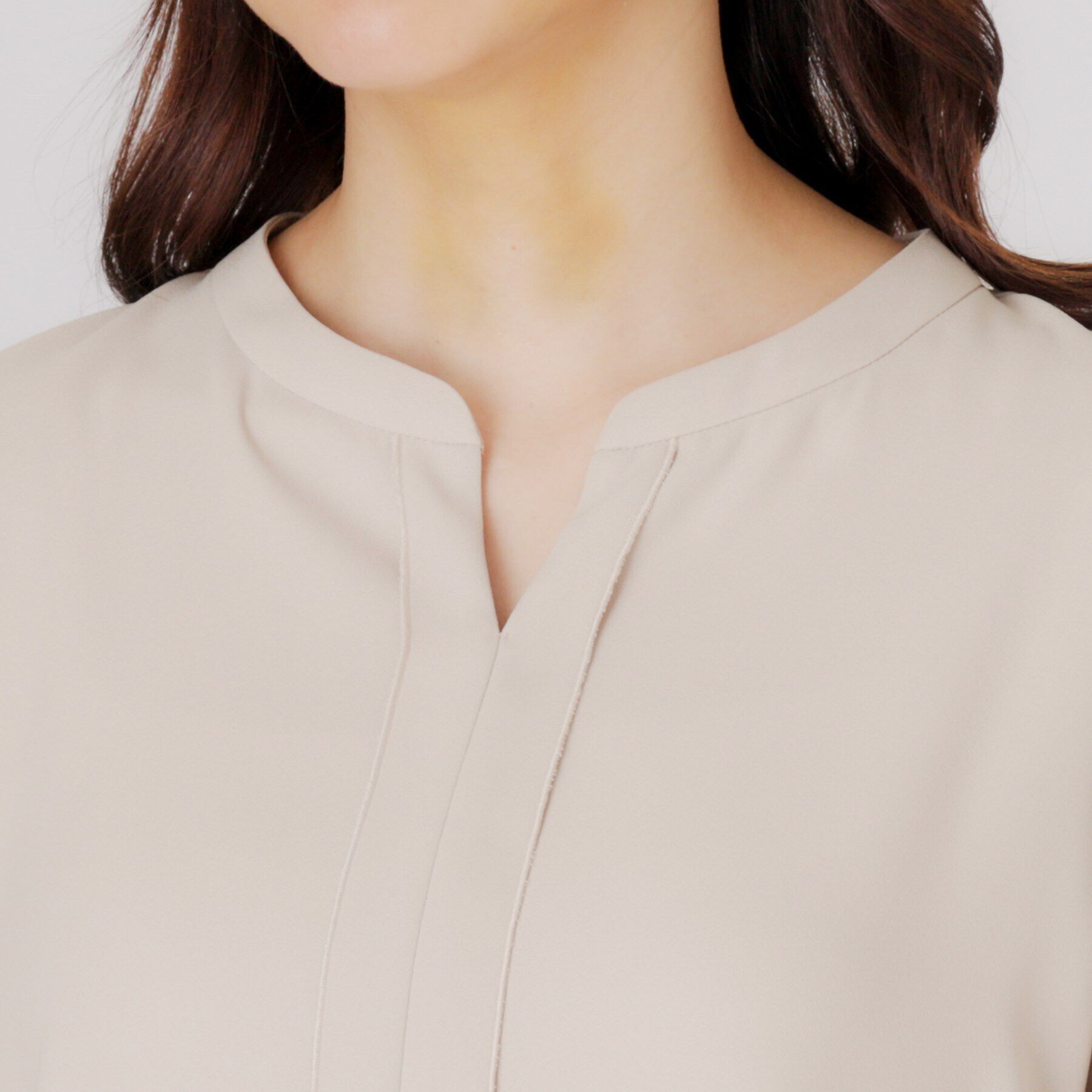 COUP DE CHANCE「【イージーケア／日本製】スキッパーデザインブラウス」|シャツ・ブラウス|