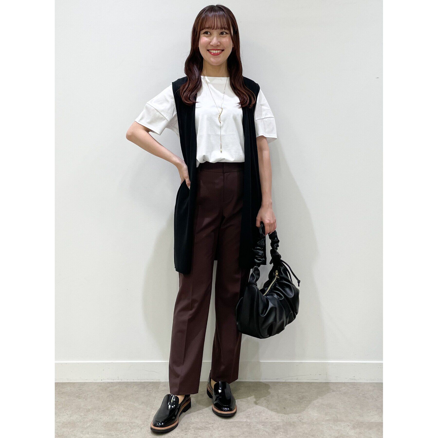 Reflect「【SALE／洗える／体型カバー】軽やかサマーニットジレ」|ベスト・ジレ|