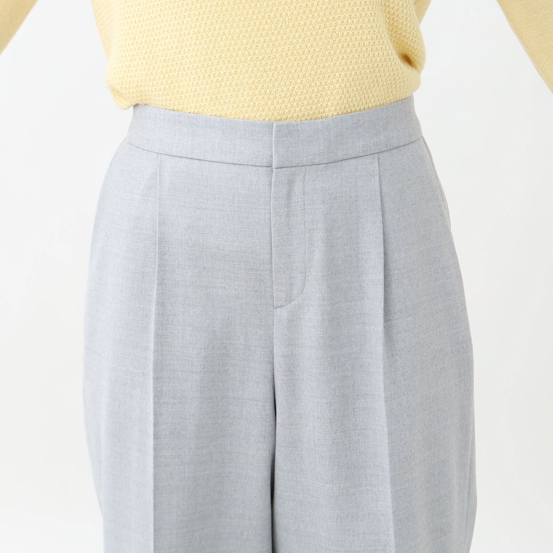 Reflect「【すっきりシルエット】ウール混ワイドパンツ」|その他|